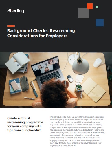 Rescreening Considerations for Employers